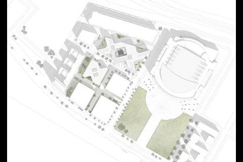 Zalando Campus Visualisierung Henn Architekten